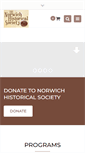 Mobile Screenshot of norwichhistoricalsociety.org